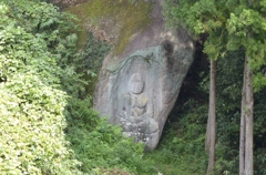 加茂　大門仏谷　磨崖仏　