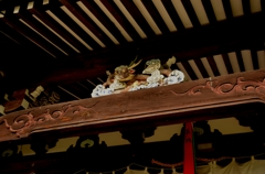龍の彫り物