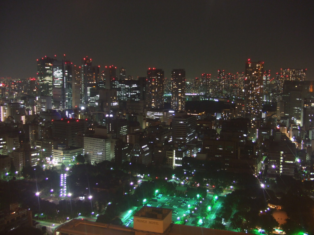東京タワーからの夜景
