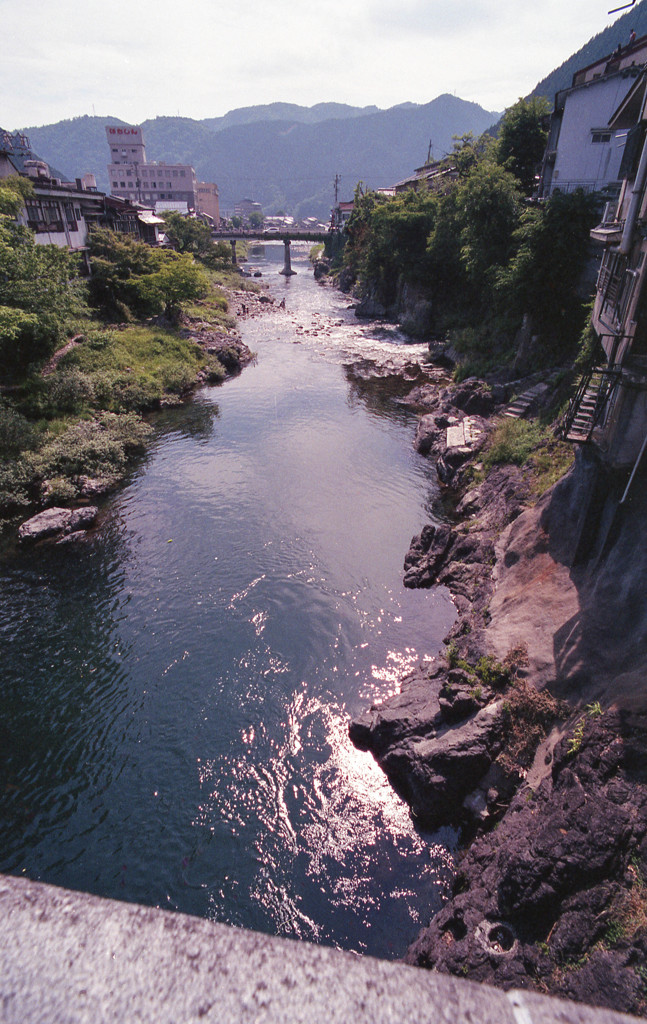 町を流れる清流