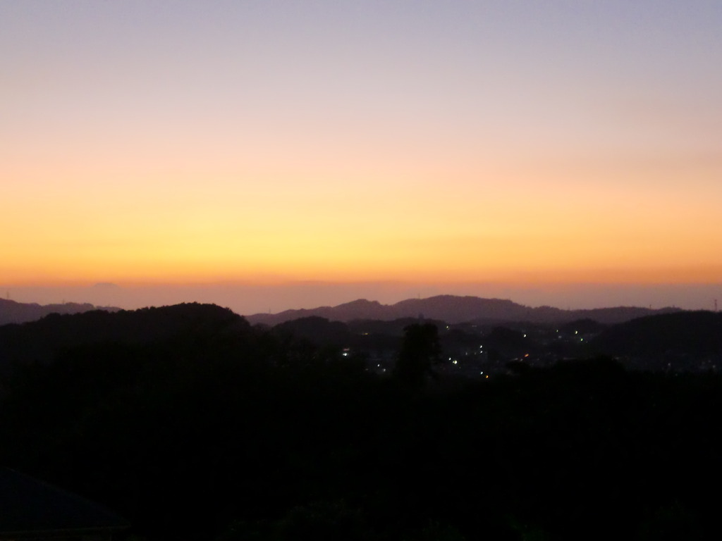 夕日