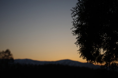 Mild sunset