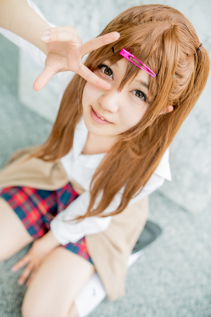 はじける笑顔