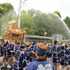 水しぶき(富岡八幡宮例大祭3)