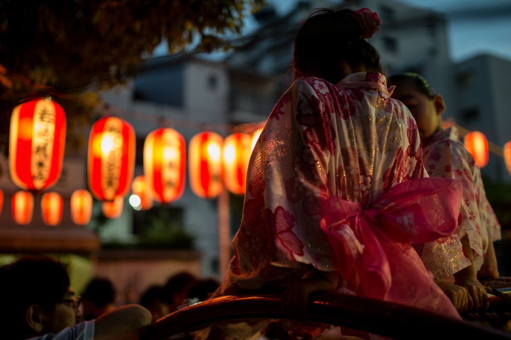 お祭り見物