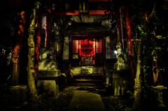 猿江稲荷神社 夜の輝き