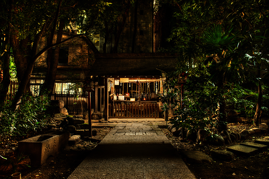 塩釜神社  夜の輝き