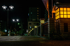 深夜に煌めく和の光