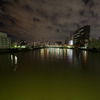 清洲橋から眺める夜景(首都高速9号深川線)