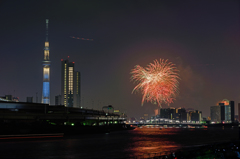 空に輝く大輪の華