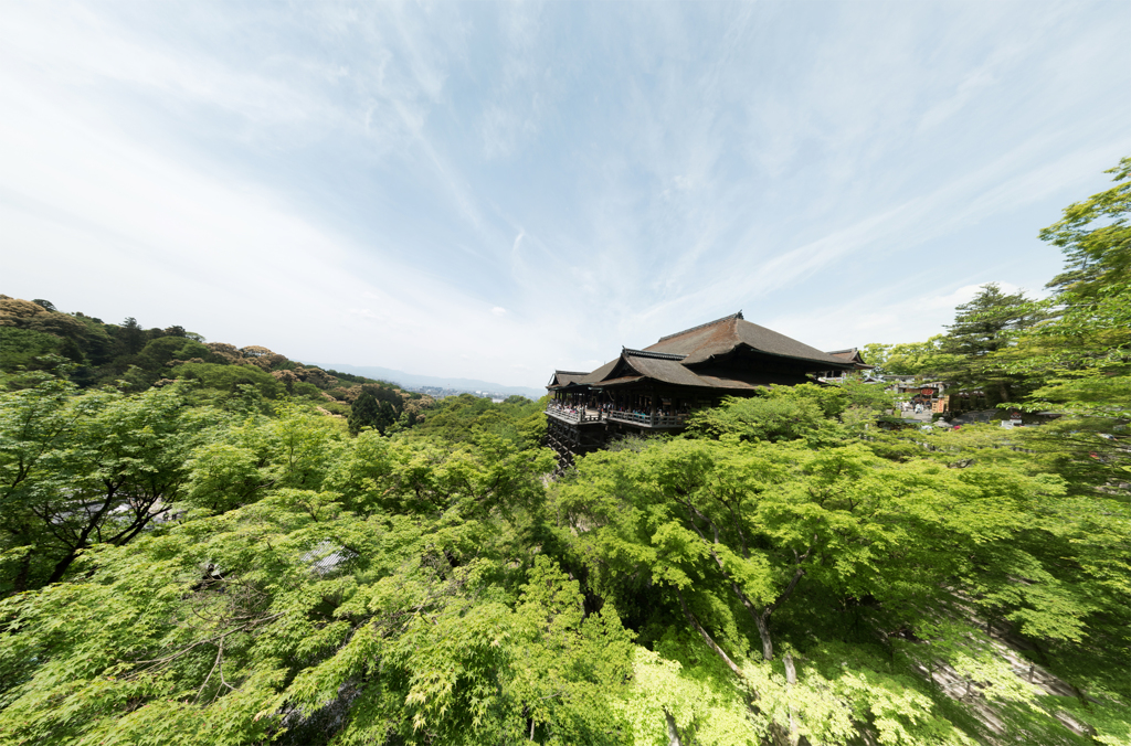 鮮やかな清水寺