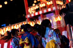 お祭りの思い出(浜町公園大江戸まつり１)