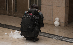 雪の日の秋葉原８