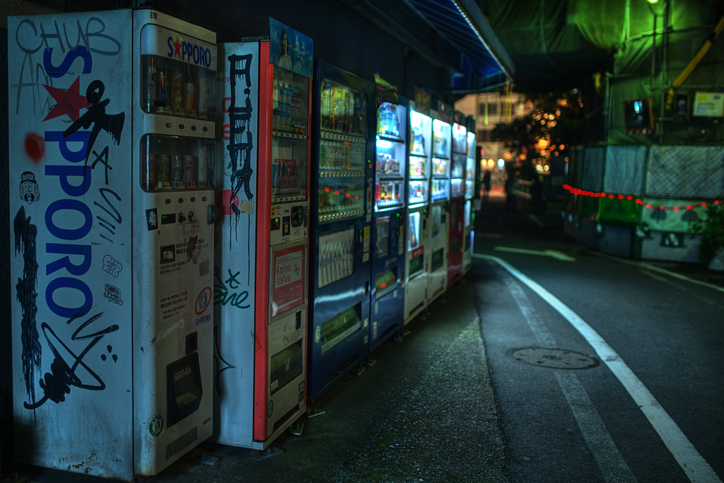 裏路地自販機