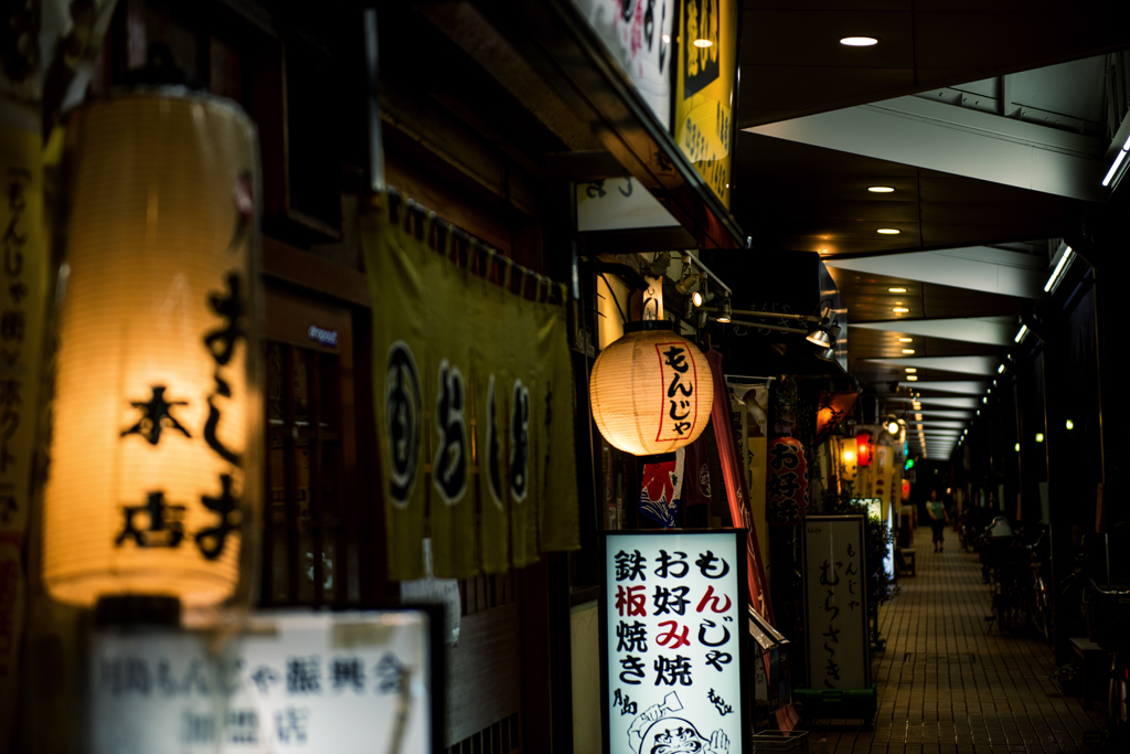 月島夜の路地歩き④