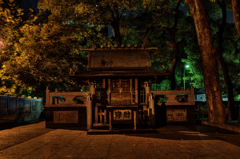 熊野神社 夜の輝き