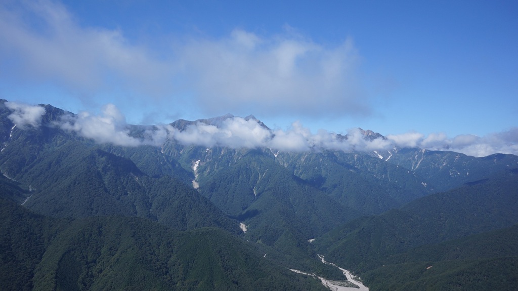 2012年9月26日 木崎湖フライト 白馬山系