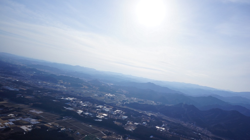 2013年2月17日　宇都宮フライト　赤岩上空　南方面景色