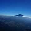 河口湖上空　富士山　2013年9月29日河口湖