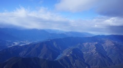 天子湖と八ヶ岳 2012年12月24日朝霧フライト