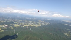 2012年9月7日　赤岩フライト　赤岩上空　北方面の景色