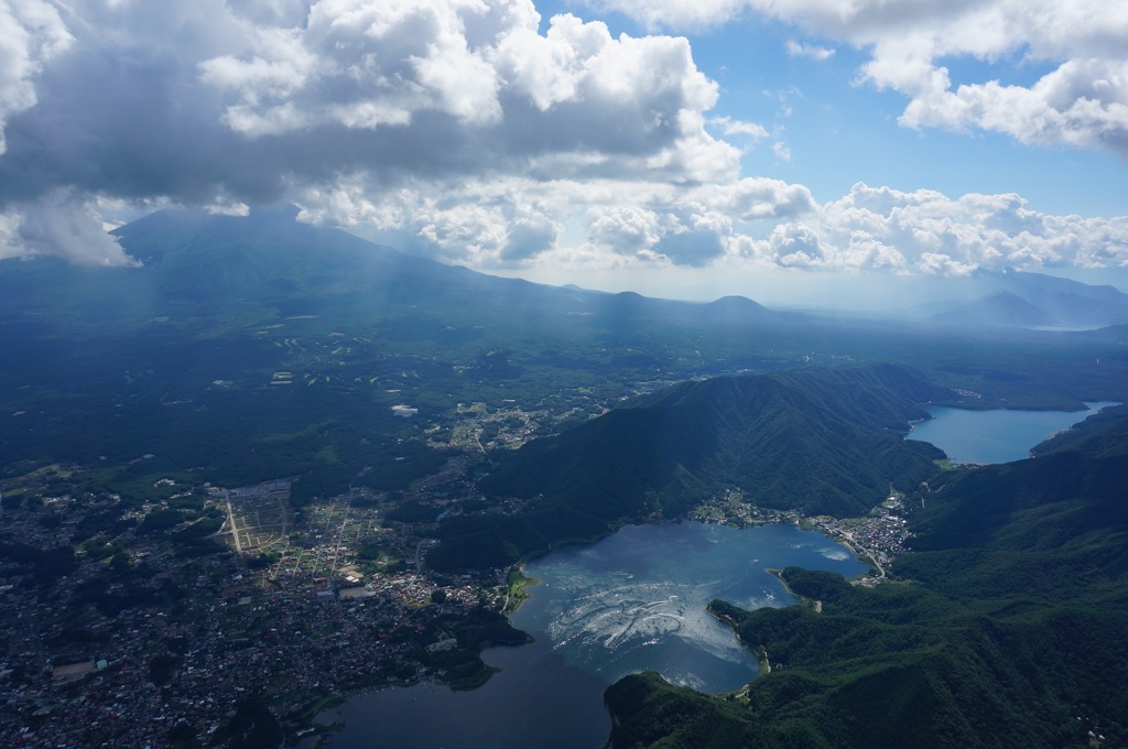 富士山と富士五湖（内3）