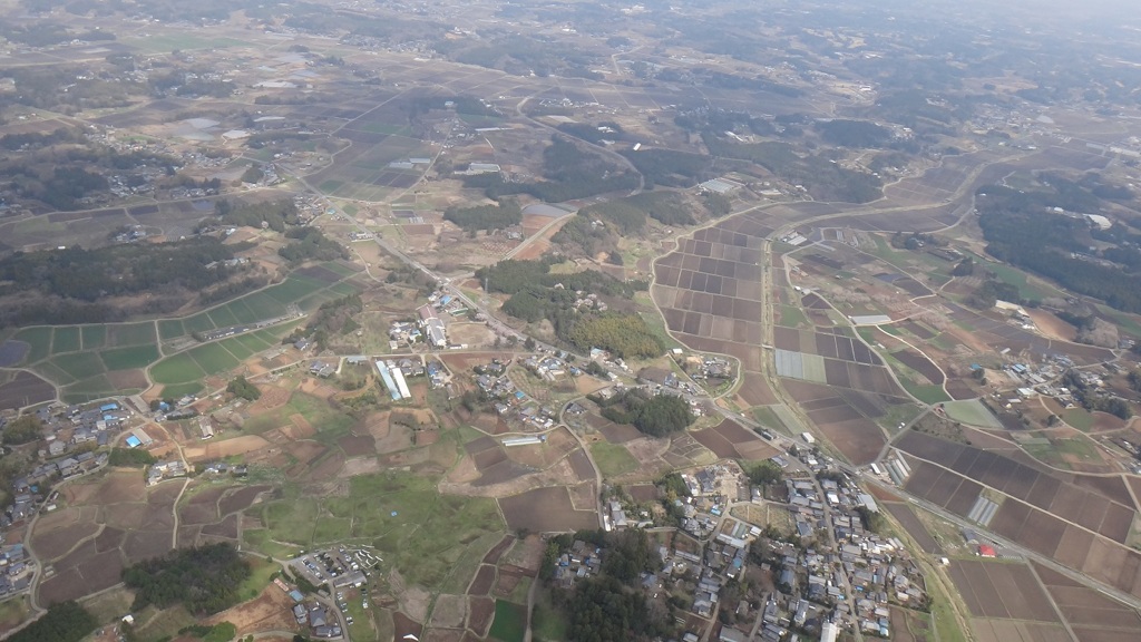 2012年4月15日　NASAフライト　空から花見