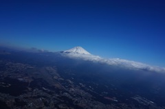 2013年3月5日朝霧フライト　富士山と雲海