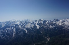 北アルプスと立山