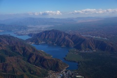 王岳から山中湖・河口湖・西湖 2013年11月16日