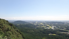 2012年9月7日　赤岩フライト　赤岩テイクオフから筑波山方面