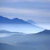 覗く富士山