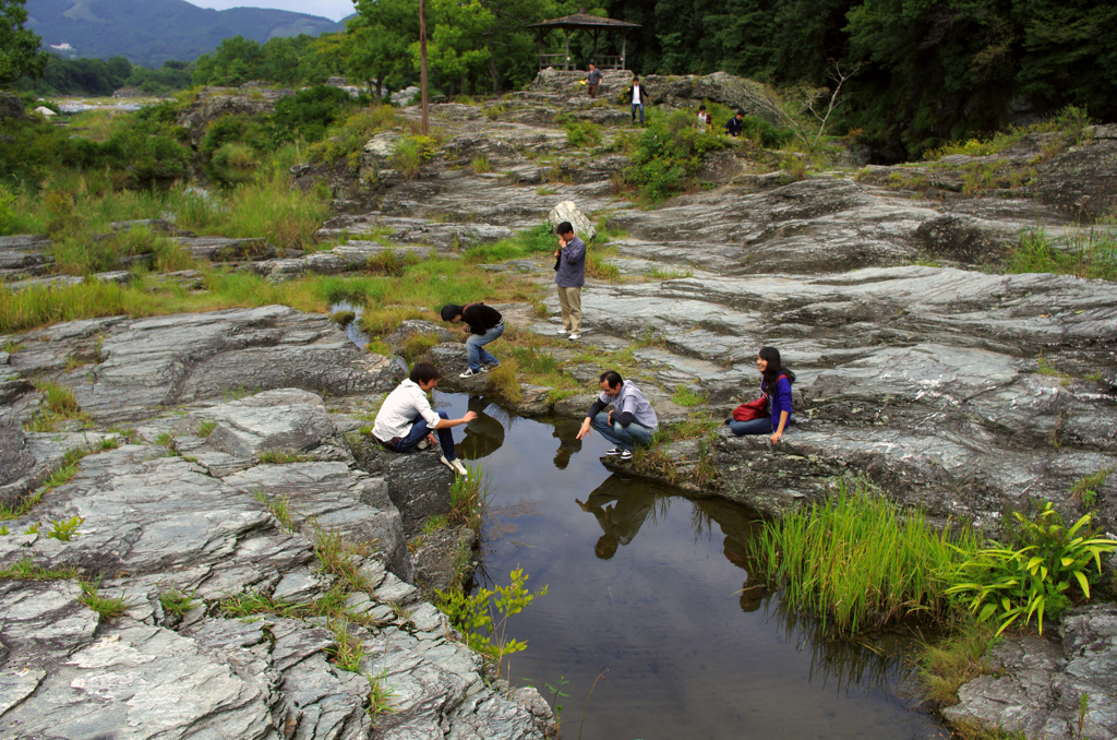 岩畳＝研究室旅行