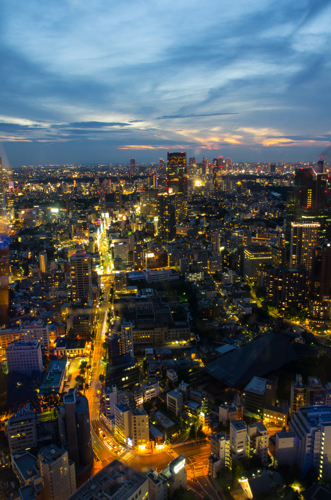 Night view of Tokyo