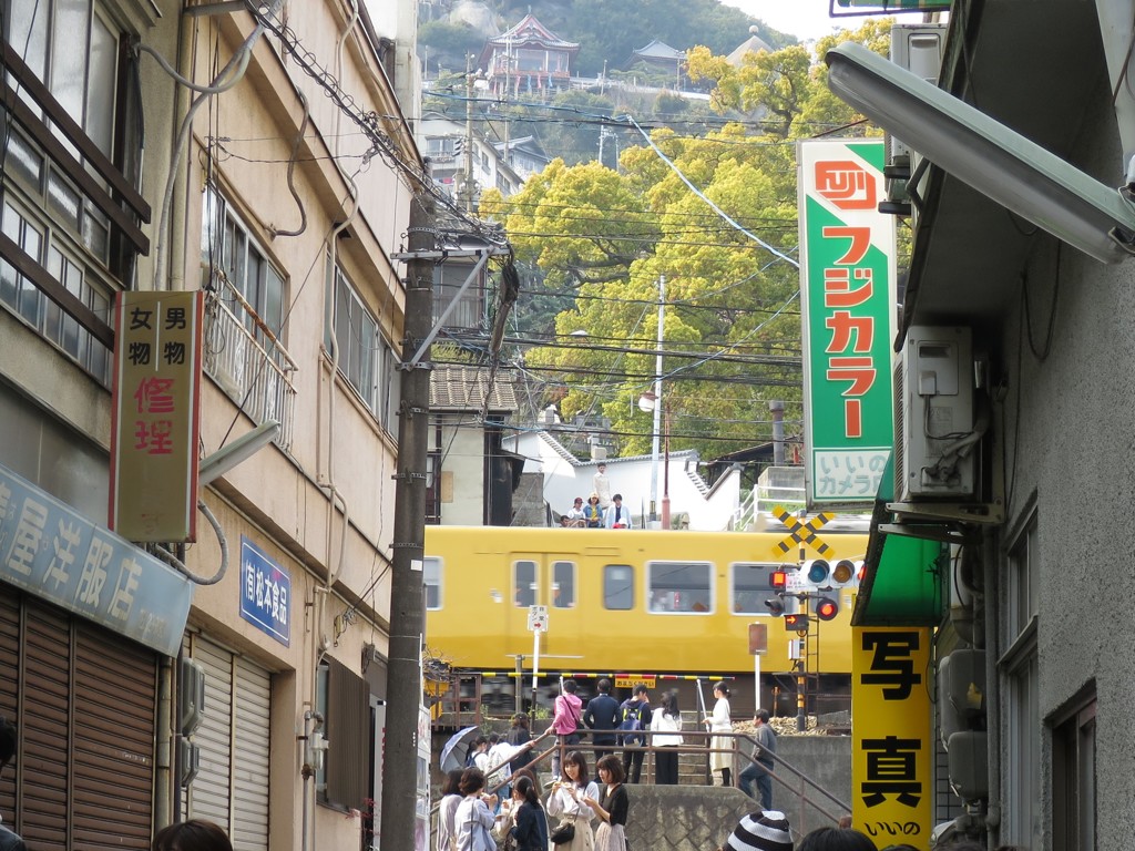 尾道　千光寺下踏切