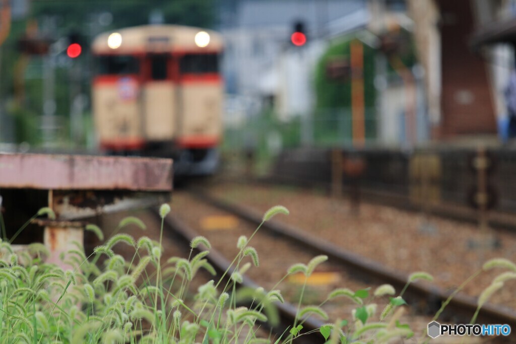 夏の駅