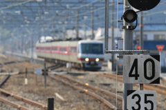 やくも7号　清音駅