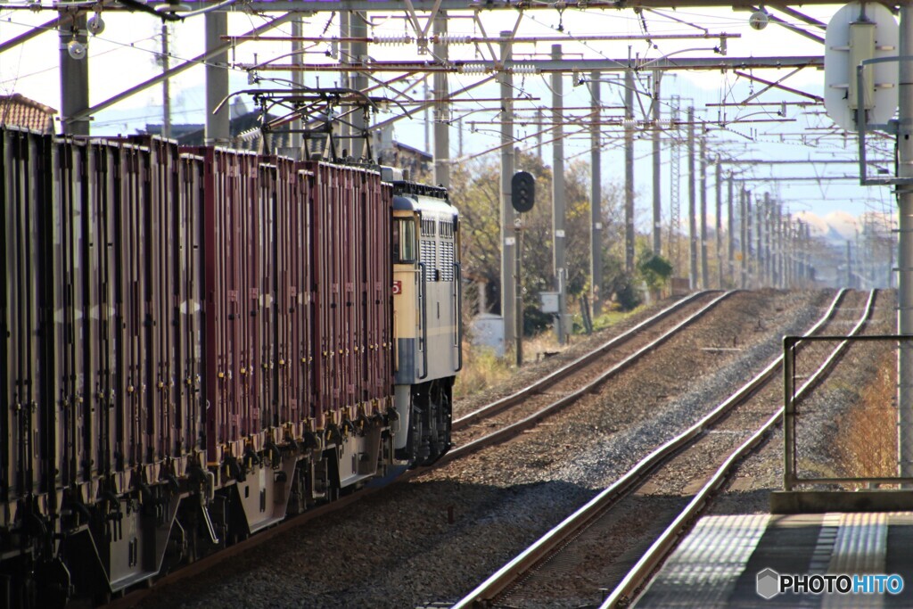 貨物列車　編成美