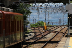 淡路島を臨む