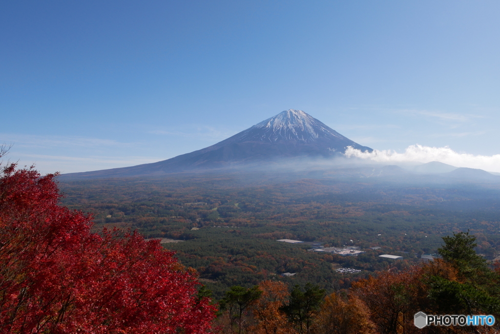 紅葉台からの富士山