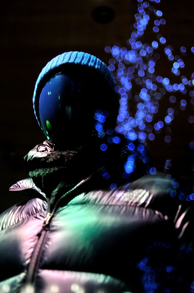 青いイルミネーション