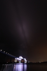東京ゲートブリッジと雲に架かる橋