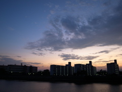 夕暮れ