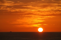 沖縄の夕日
