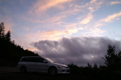 スバルラインより_夕日