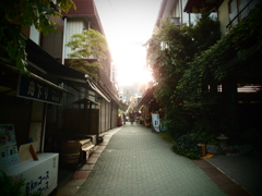 長瀞の商店街
