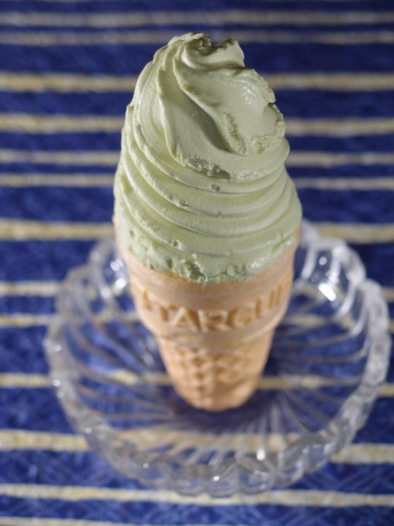 明治うずまきソフト：抹茶