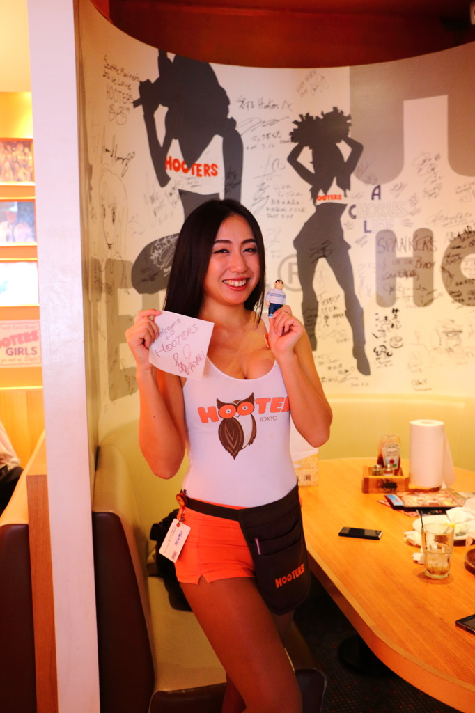 (旅の思い出) HOOTERS TOKYO AKASAKA