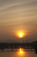 都田川の夜明け