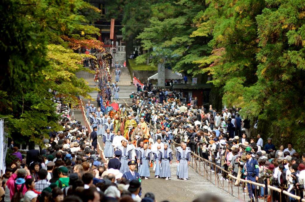 日光東照宮　祭りの始まり（千人武者行列）3